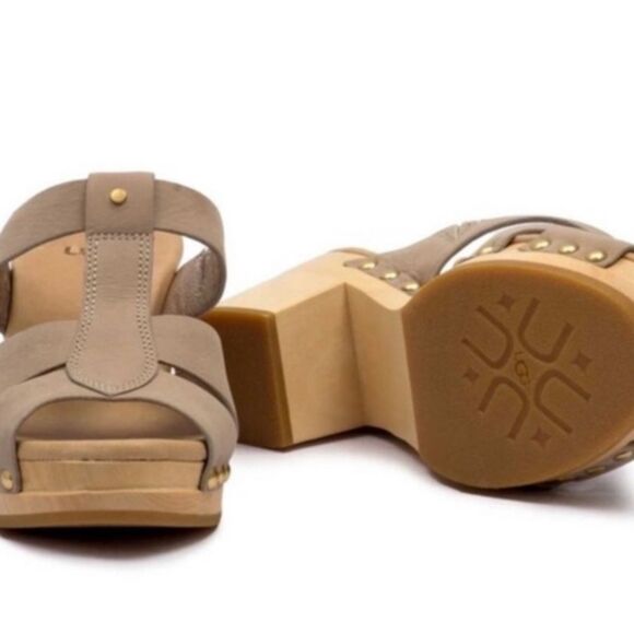 UGG Shoes - UGG Jennie Wedge Heels Sandals Soft Tan like new women’s 8